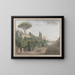 Garden of the Colonna Palace - Abraham Louis Rodolphe Ducros — framed artwork on a wall