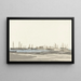 Port of Barletta with Ships - Abraham Louis Rodolphe Ducros — framed artwork on a wall