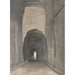 Entrance of the Crypta Neapolitana Cave or Grotta di Posillipo on the coast of Puteoli - Abraham Louis Rodolphe Ducros