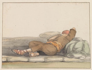 Costumes traditionnels de l'île de Gozo - Abraham Louis Rodolphe Ducros — artwork view