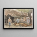Stop at the Grotto delle Capre at the border of Nemorosa and Fredda - Abraham Louis Rodolphe Ducros — framed artwork on a wall