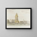 Char triomphal painting for Santa Rosalia - Abraham Louis Rodolphe Ducros — framed artwork on a wall