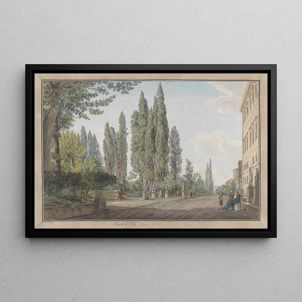 Villa Montalto Negroni - Abraham Louis Rodolphe Ducros — framed artwork on a wall