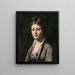 Portrait of a Woman - Abraham Archibald Anderson — framed artwork on a wall