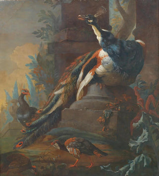 Birds near a Ruin - Abraham Bisschop — artwork view