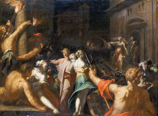 Judith showing the head of Holofernes - Abraham Bloemaert — artwork view