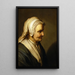 Old woman - Abraham Bloemaert — framed artwork on a wall