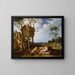 Parable of the wheat and the tares - Abraham Bloemaert — framed artwork on a wall