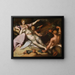 Sans Bacchus et la cendre, Vénus gèle - Abraham Bloemaert — framed artwork on a wall