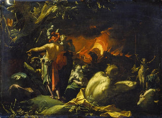 The Destruction of Troy - Abraham Bloemaert — artwork view