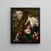 The Flight into Egypt - Abraham Bloemaert — framed artwork on a wall