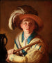 The Flute Player - Abraham Bloemaert — artwork view