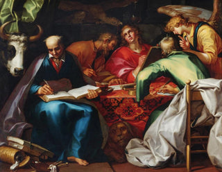 Les quatre évangélistes - Abraham Bloemaert — artwork view
