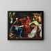 Les quatre évangélistes - Abraham Bloemaert — framed artwork on a wall