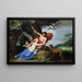 Venus and Adonis - Abraham Bloemaert — framed artwork on a wall