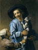 Young people playing with the cat - Abraham Bloemaert — artwork view