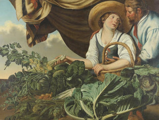 Vendeur de légumes - Abraham Bloemaert — artwork view
