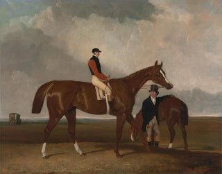 Elis painting in Doncaster mounted by John Day with his van in the background - Abraham Cooper — artwork view