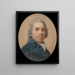Portrait of a Gentleman - Abraham Daniel — framed artwork on a wall