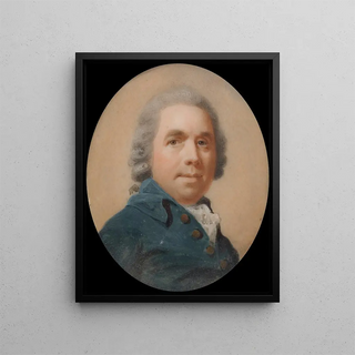 Portrait of a Gentleman - Abraham Daniel — framed artwork on a wall