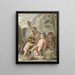 Bacchanale for children after Jacob de Wit - Abraham Delfos — framed artwork on a wall