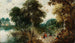 View of the Forest with Travelers - Abraham Govaerts — artwork view