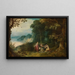 Le Viol d'Europe - Abraham Govaerts — framed artwork on a wall