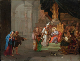 The Christ among the Doctors - Abraham Hondius — artwork view