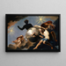 Cosmic Allegory Painting - Abraham Hondius — framed artwork on a wall