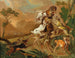 attacking dogs - Abraham Hondius — artwork view