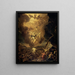 L'Annonciation aux bergers - Abraham Hondius — framed artwork on a wall
