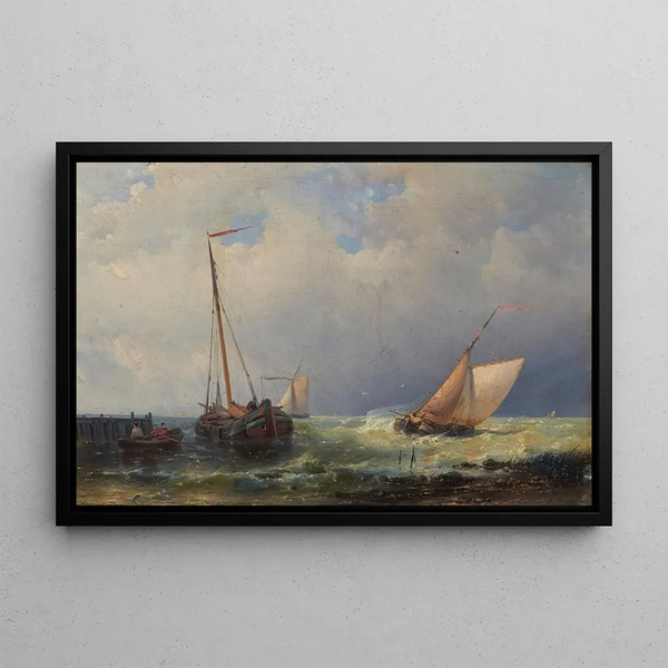 A Refreshing Breeze - Abraham Hulk — framed artwork on a wall