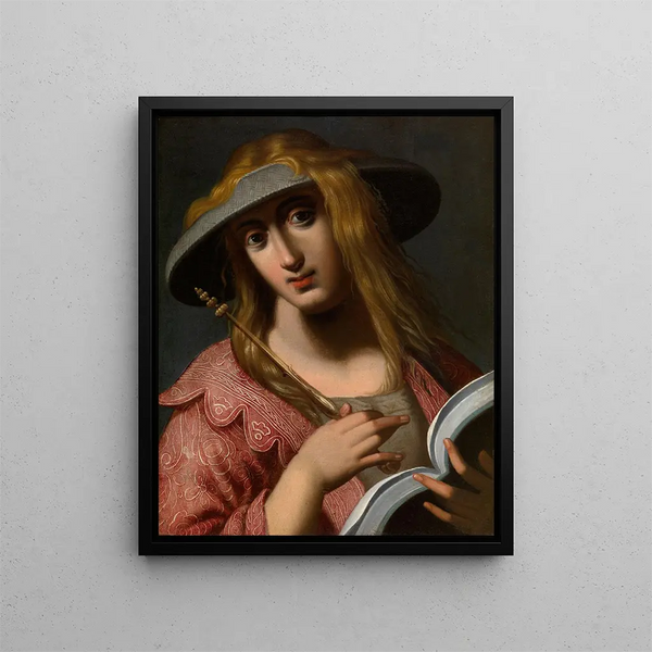 Sibylle - Abraham Janssens — framed artwork on a wall