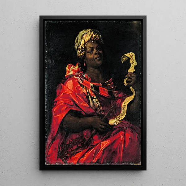 La Sibylle Agrippine - Abraham Janssens — framed artwork on a wall