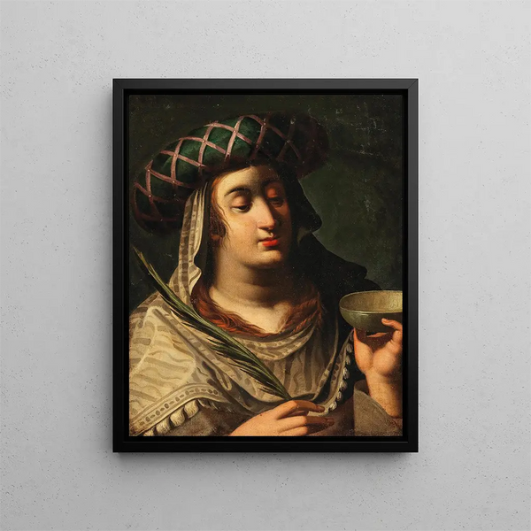 La Sibylle Tiburtine - Abraham Janssens — framed artwork on a wall