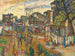 City Scene Painting - Abraham Manievich — artwork view