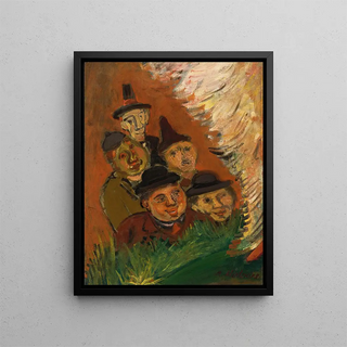 The Vision - Abraham Mintchine — framed artwork on a wall