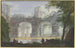 Landscape painting with an ancient arch - Abraham Rademaker — artwork view