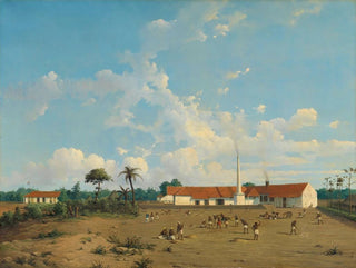 La sucrerie de Kemanglen près de Tegal ou Tagal à Java - Abraham Salm — artwork view