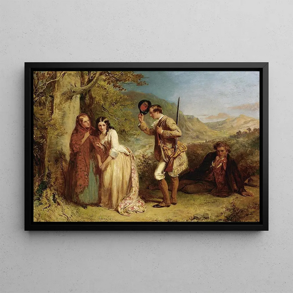 The Value of Love - Abraham Solomon — framed artwork on a wall