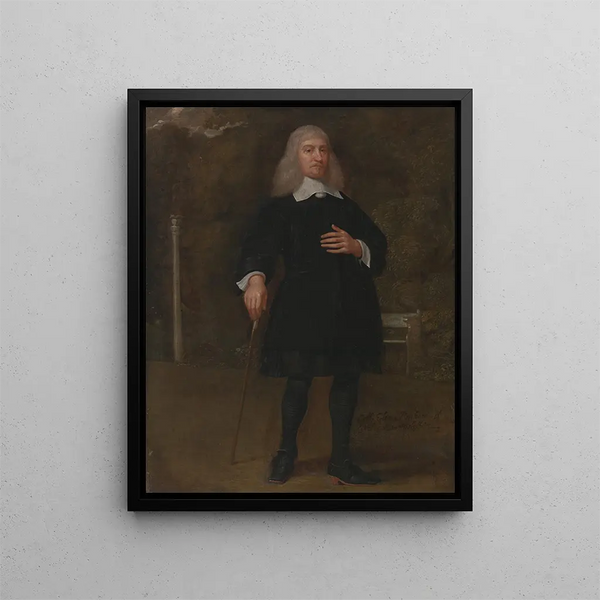 Colonel Alexander Popham de Littlecote Wiltshire - Abraham Staphorst — framed artwork on a wall
