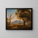 Italian landscape painting - Abraham Teerlink — framed artwork on a wall