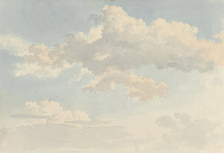 Cloudy sky against blue sky - Abraham Teerlink — artwork view