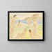 Bathers - Abraham Walkowitz — framed artwork on a wall