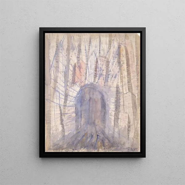 Brooklyn Bridge Painting - Abraham Walkowitz — framed artwork on a wall