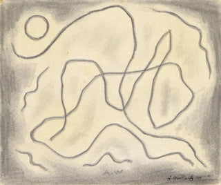 Lignes rythmiques dans l'abstraction - Abraham Walkowitz — artwork view