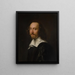 Portrait of a Man - Abraham de Vries — framed artwork on a wall