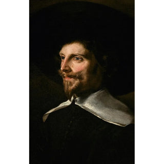 Portrait of a man with a hat - Abraham de Vries — artwork view