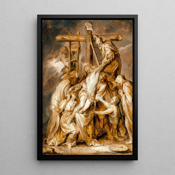 La Déposition - Abraham van Diepenbeeck — framed artwork on a wall