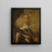 Portrait Painting of Jacob Baron van Wassenaer, Lord of Obdam, Lieutenant Admiral of Holland and West Friesland - Abraham van Westerveld — framed artwork on a wall